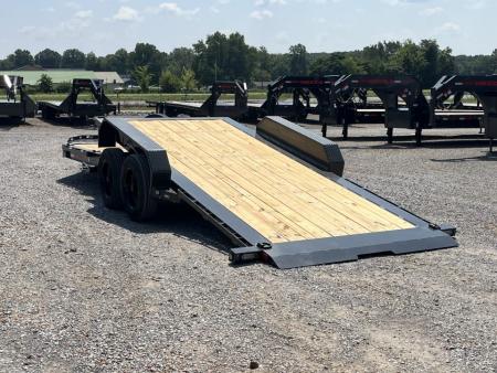 New 2027 MAXXD 83" X 22' 17.5K I-BEAM Tilt Equipment Trailer *ALL NEW*