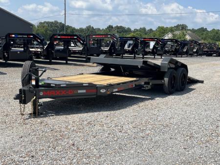 New 2027 MAXXD 83" X 22' 17.5K I-BEAM Tilt Equipment Trailer *ALL NEW*