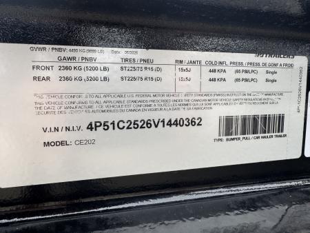 New 2027 PJ Trailers 83" x 20' CE Equipment Trailer