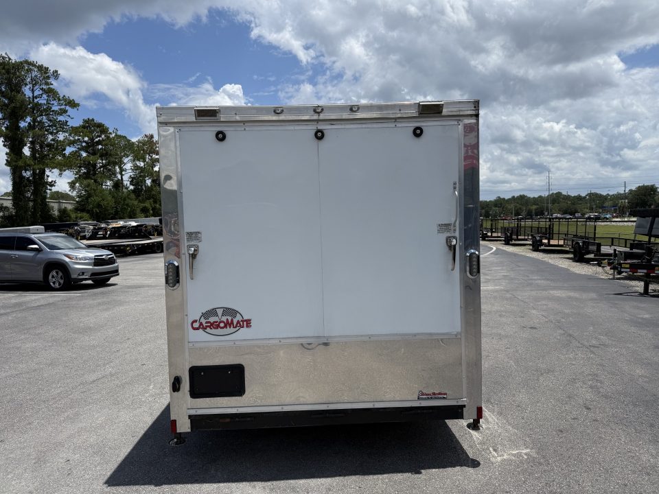 Used GANS714TA2 2021 Cargo Mate 7'X14' Enclosed Motorcycle Trailer