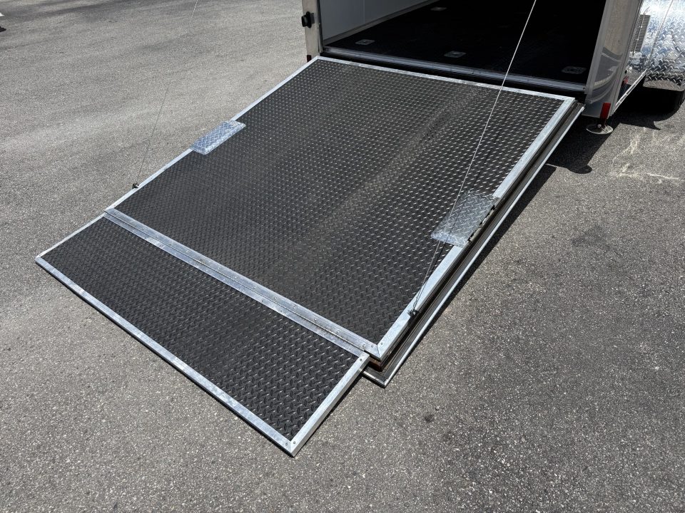 Used GANS714TA2 2021 Cargo Mate 7'X14' Enclosed Motorcycle Trailer