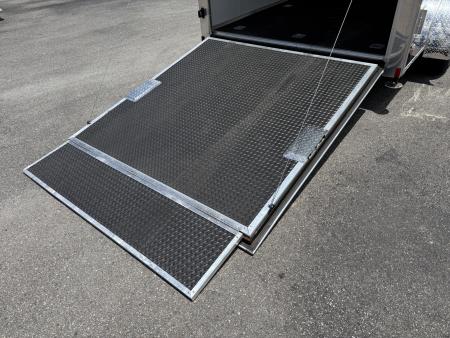 Used GANS714TA2 2021 Cargo Mate 7'X14' Enclosed Motorcycle Trailer