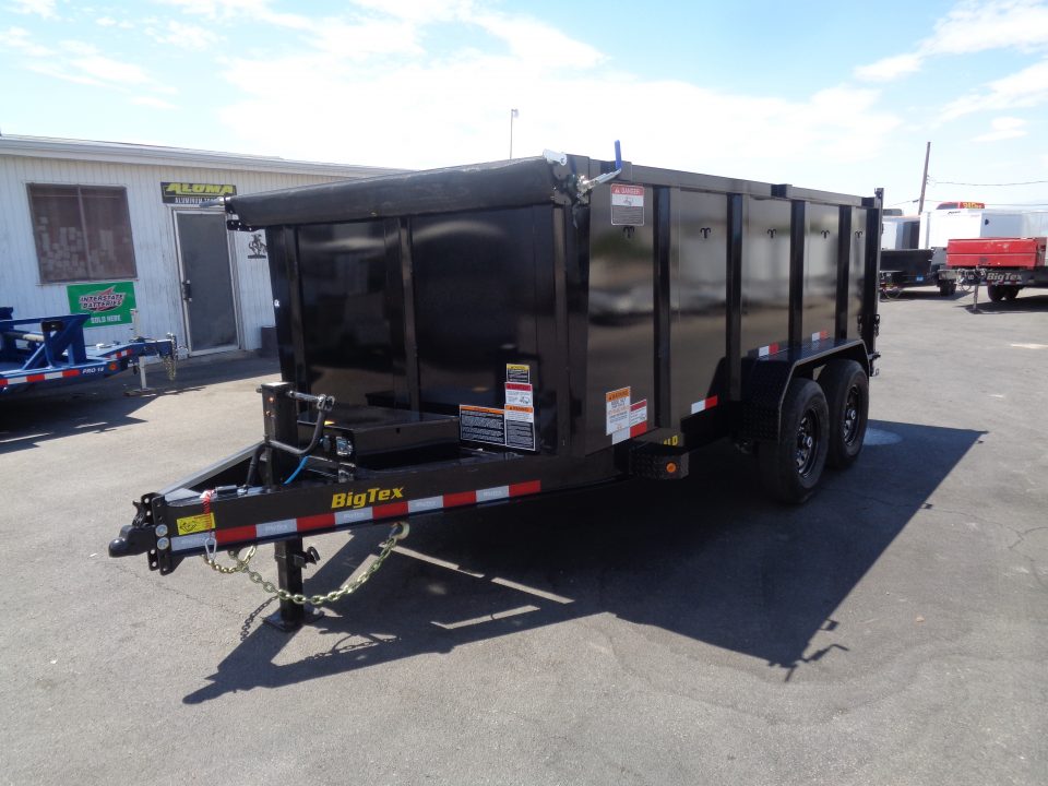 New 2027 Big Tex Trailers * 14LP-14 P4 * 14Ft 4Ft-Side Heavy Duty Ultra Low Profile 14k Dump Trailer w/ 4Ft Sides