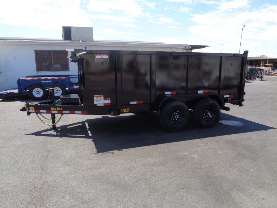 New 2027 Big Tex Trailers * 14LP-14 P4 * 14Ft 4Ft-Side Heavy Duty Ultra Low Profile 14k Dump Trailer w/ 4Ft Sides
