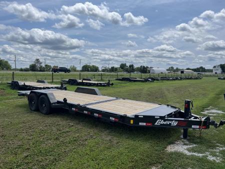 New 2026 Liberty 22' Tilt Trailer 8  I BEAM 15.4K (16' tilt +6' stationary) Tilt Trailer