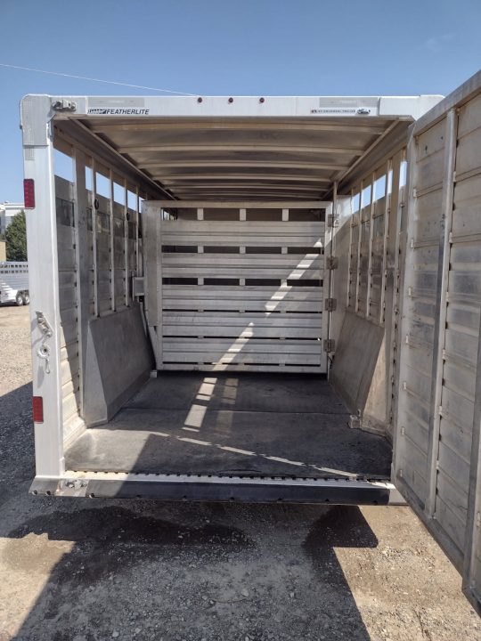 Used 2018 Featherlite Trailers 20' Stock / Stock Combo Trailer