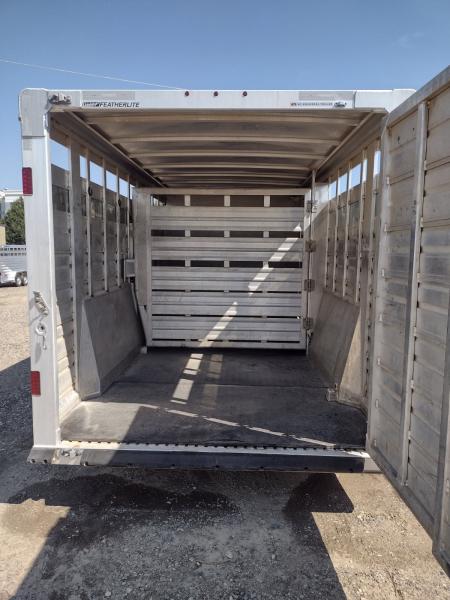 Used 2018 Featherlite Trailers 20' Stock / Stock Combo Trailer