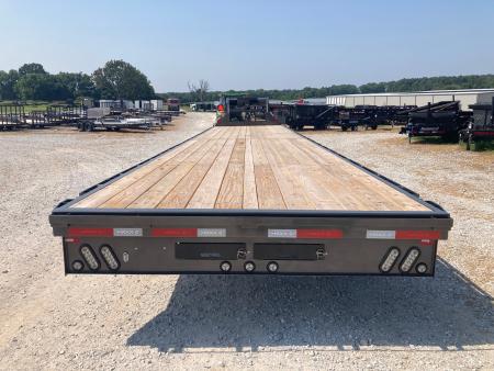 New 2027 MAXX-D 102x40 TANDEM 12K GN W/ SLIDE IN RAMPS, RATCHET RAIL AND TORQUE TUBE Flatbed Trailer