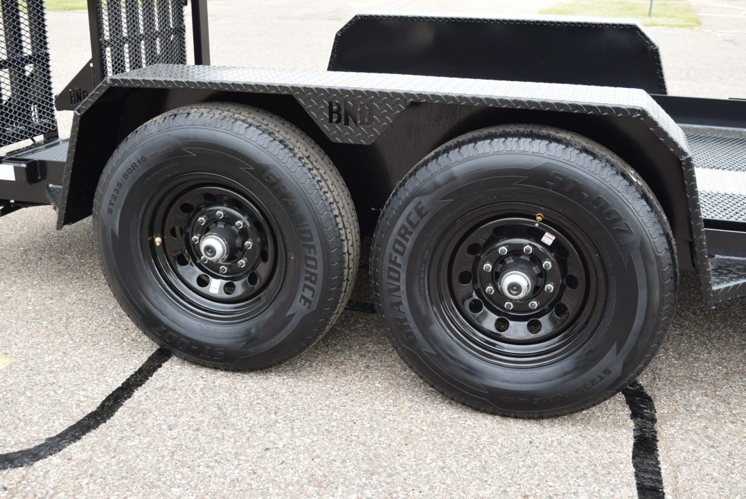 New BND 6.5x14 SCISSOR LIFT TRAILER w/ 7000LB AXLES