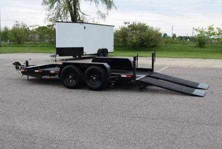 New BND 6.5x14 SCISSOR LIFT TRAILER w/ 7000LB AXLES