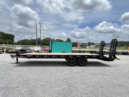 Used USED 2026 DOWN 2 EARTH 24' 16K DECKOVER EQUIPMENT HAULER WITH SPARE TIRE AND TOOLBOX