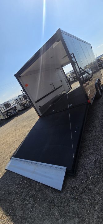Used 2022 Haulmark VENTURE Motorcycle/Snowmobile Trailer