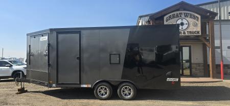 Used 2022 Haulmark VENTURE Motorcycle/Snowmobile Trailer