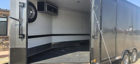 Used 2022 Haulmark VENTURE Motorcycle/Snowmobile Trailer