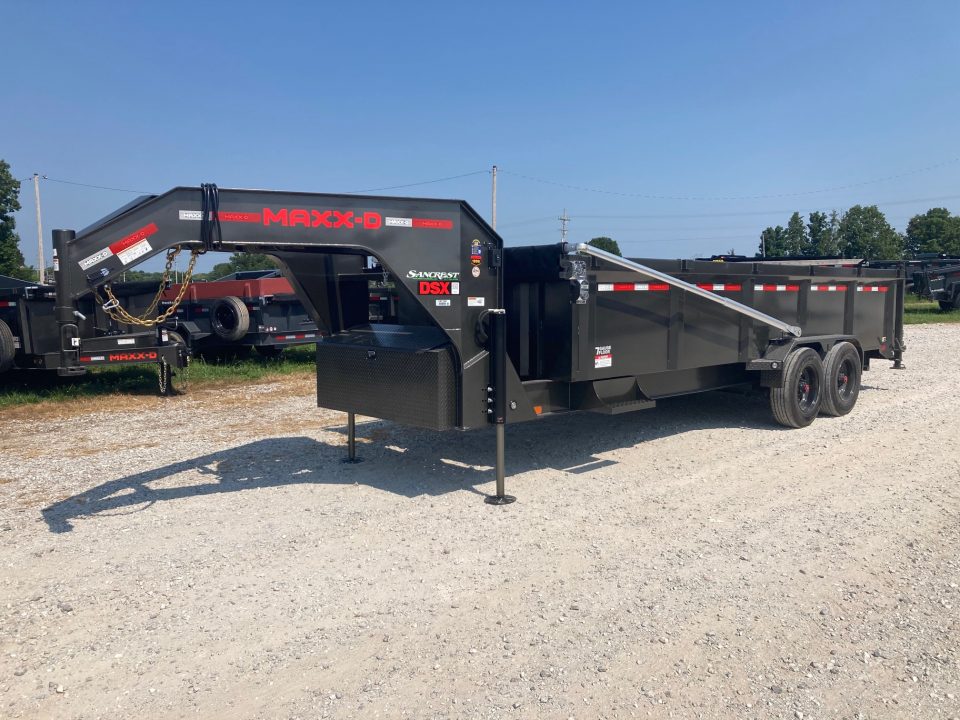 New 2027 MAXX-D 83x20 TANDEM 20K GN TELESCOPIC DUMP W/ HYDROJACKS, SLIDE IN RAMPS, WIRELESS REMOTE & 3' SIDES Dump Trailer