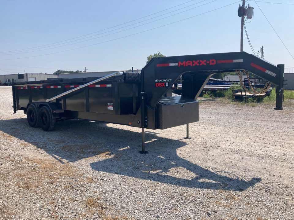 New 2027 MAXX-D 83x20 TANDEM 20K GN TELESCOPIC DUMP W/ HYDROJACKS, SLIDE IN RAMPS, WIRELESS REMOTE & 3' SIDES Dump Trailer