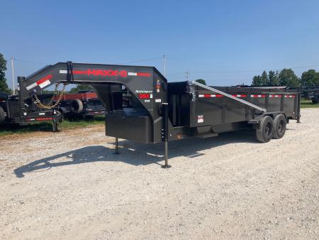 New 2027 MAXX-D 83x20 TANDEM 20K GN TELESCOPIC DUMP W/ HYDROJACKS, SLIDE IN RAMPS, WIRELESS REMOTE & 3' SIDES Dump Trailer