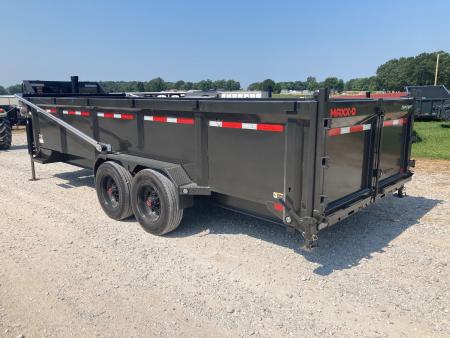 New 2027 MAXX-D 83x20 TANDEM 20K GN TELESCOPIC DUMP W/ HYDROJACKS, SLIDE IN RAMPS, WIRELESS REMOTE & 3' SIDES Dump Trailer