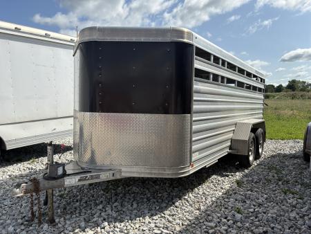 Used 2017 Featherlite Stock Trailer
