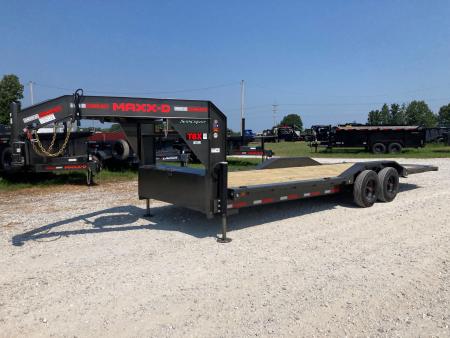 New 2027 MAXX-D 102X24 TANDEM 18K GN FULL TILT W/ HYDROJACKS, DRIVE OVER FENDERS & WIRELESS REMOTE Tilt Trailer