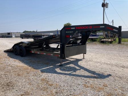 New 2027 MAXX-D 102X24 TANDEM 18K GN FULL TILT W/ HYDROJACKS, DRIVE OVER FENDERS & WIRELESS REMOTE Tilt Trailer