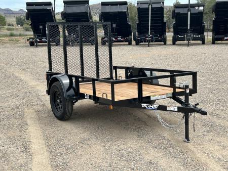 New 2026 Top Hat Trailers 5'x8' w/ ramp Utility Trailer