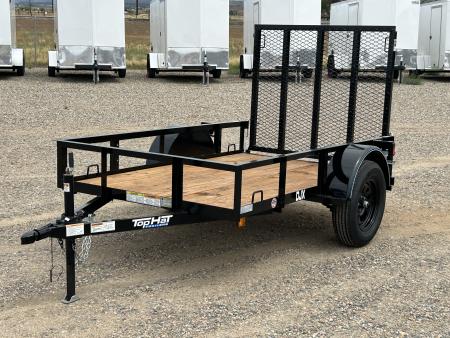 New 2026 Top Hat Trailers 5'x8' w/ ramp Utility Trailer