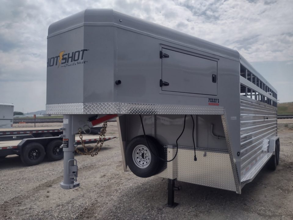 New 2027 Trails West Hotshot 20' Stock Trailer