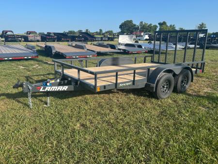 New 2027 Lamar 83x14 Tandem 7K Utility w/ 4' Ramp Gate