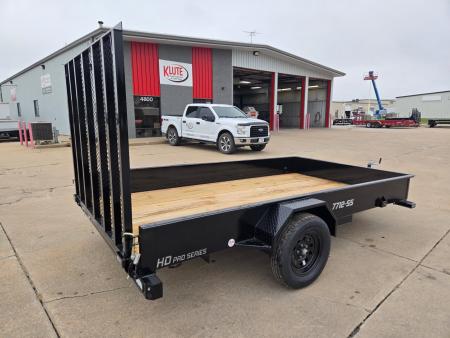 New 2027 Doolittle Trailers 77x12 Solid Side 3K Utility Trailer