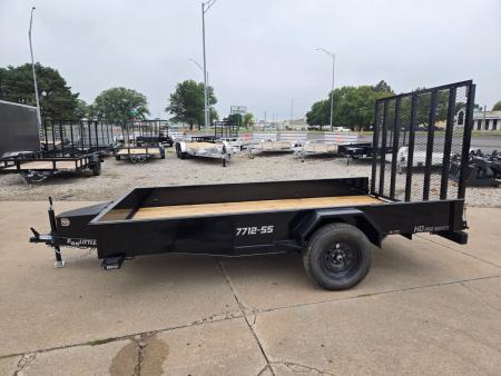 New 2027 Doolittle Trailers 77x12 Solid Side 3K Utility Trailer