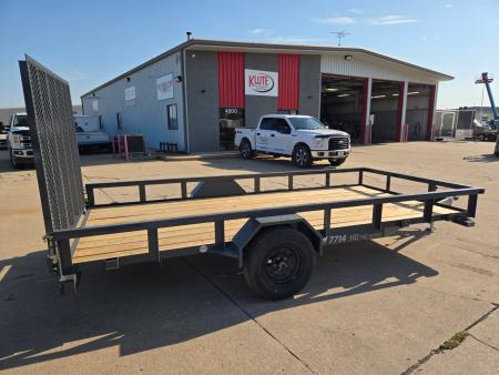 New 2027 Doolittle Trailers 77x14 Tube Top 3K Utility Trailer