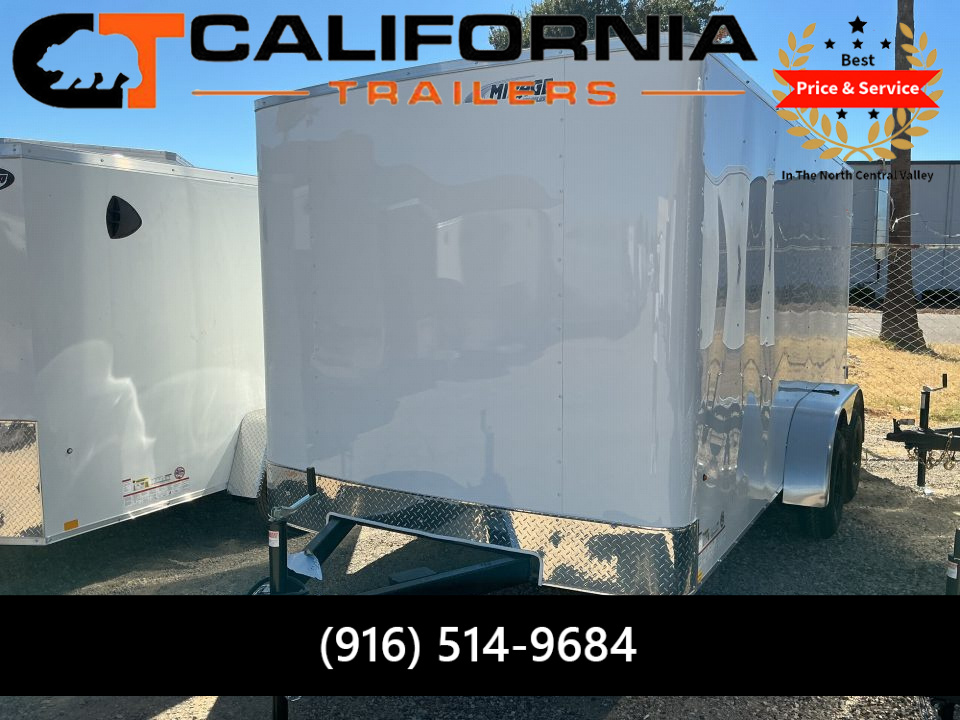 New 2027 Mirage Trailers 7x14 EXPO Cargo Flat Top Round Front 7K Cargo / Enclosed Trailer