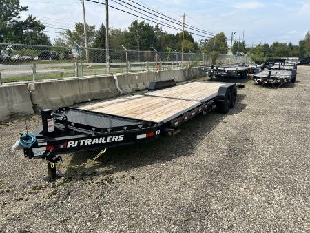 New 2027 PJ Trailers 24 FT I-BEAM FRAME TILT TRAILER 15K GVWR
