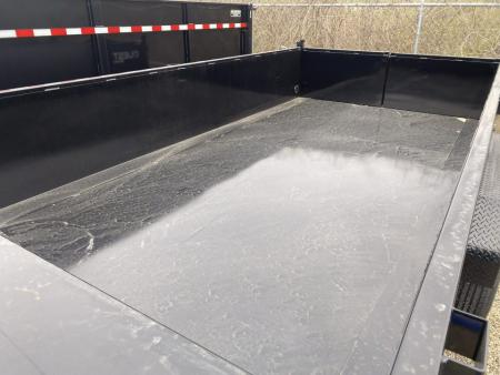 New 2027 PJ Trailers 7 X 14 FT DUMP TRAILER 14K GVWR SPREAD GATE TARP KIT