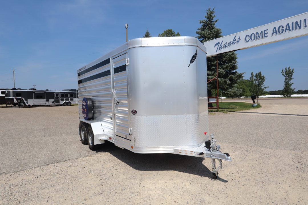 Used 2023 Featherlite Trailers 16' Stock / Stock Combo Trailer
