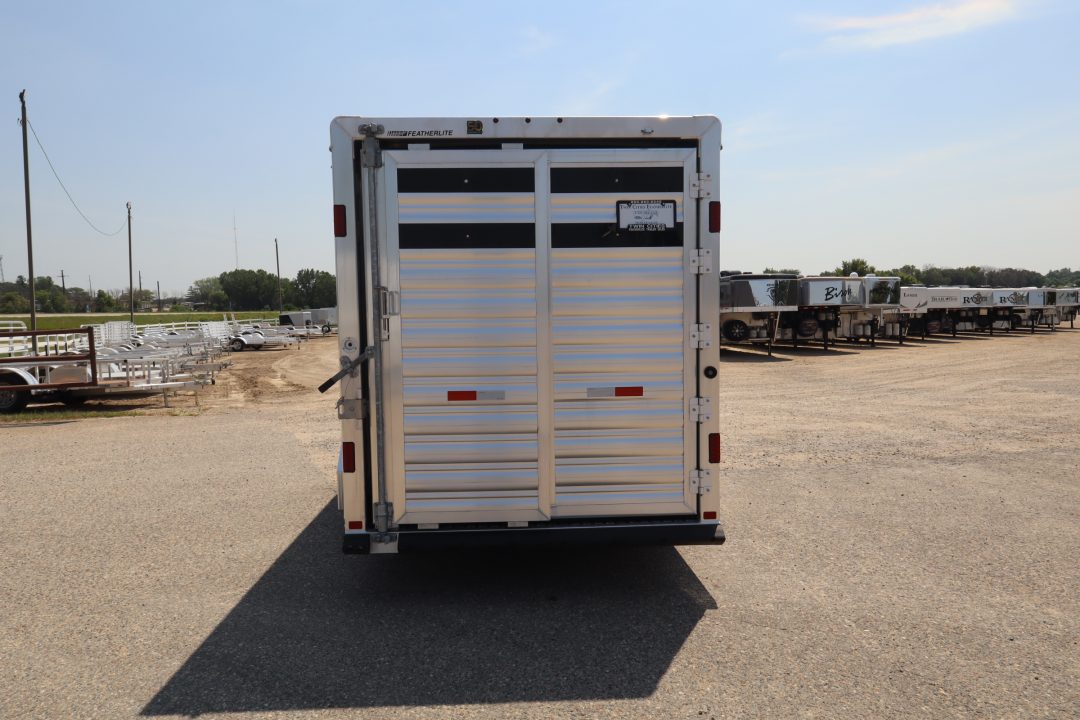 Used 2023 Featherlite Trailers 16' Stock / Stock Combo Trailer