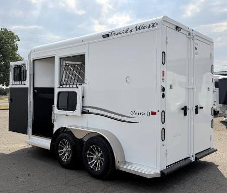 New 2027 Trails West Classic II 2 Horse Horse Trailer