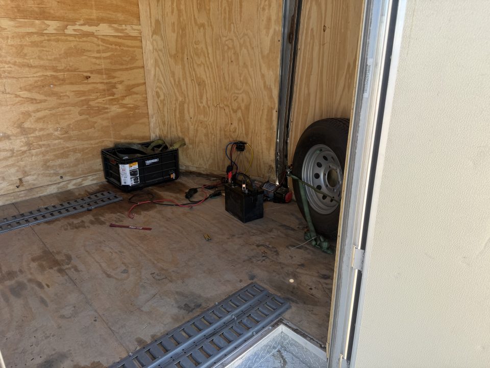 Used 2015 Spartan 102 X 24 Cargo / Enclosed Trailer