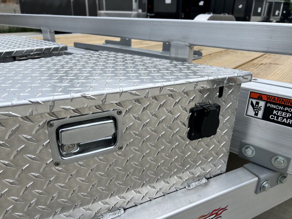 New NEW 2026 H&H Speedloader ALUMINUM 24’ POWER TILTbed flatbed Trailer 2-7000 lb axles =14K