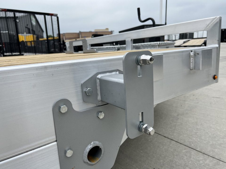 New NEW 2026 H&H Speedloader ALUMINUM 24’ POWER TILTbed flatbed Trailer 2-7000 lb axles =14K