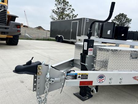 New NEW 2026 H&H Speedloader ALUMINUM 24’ POWER TILTbed flatbed Trailer 2-7000 lb axles =14K
