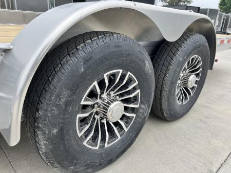 New NEW 2026 H&H Speedloader ALUMINUM 24’ POWER TILTbed flatbed Trailer 2-7000 lb axles =14K
