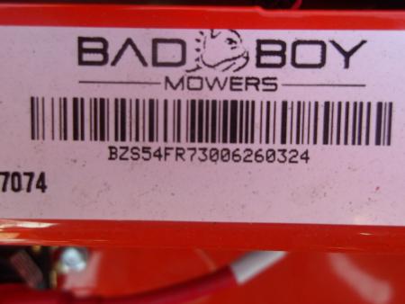 New Bad Boy BZS54FR730 - ZT Elite 54" Kawasaki FR730V 24HP Lawn Mowers
