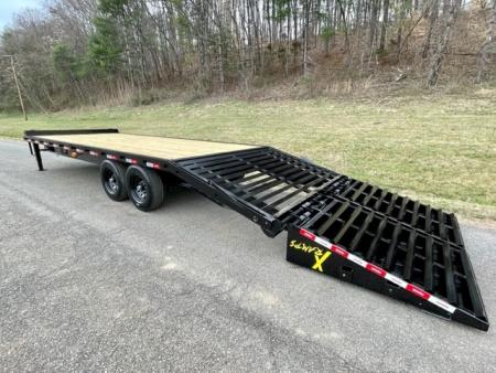 New 2026 Nexhaul 8.5X20 + 5 Deckover Equipment Trailer