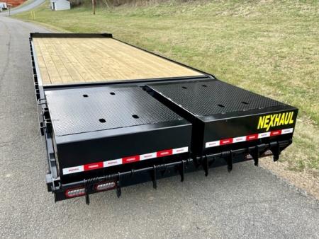 New 2026 Nexhaul 8.5X20 + 5 Deckover Equipment Trailer