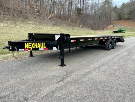New 2026 Nexhaul 8.5X20 + 5 Deckover Equipment Trailer