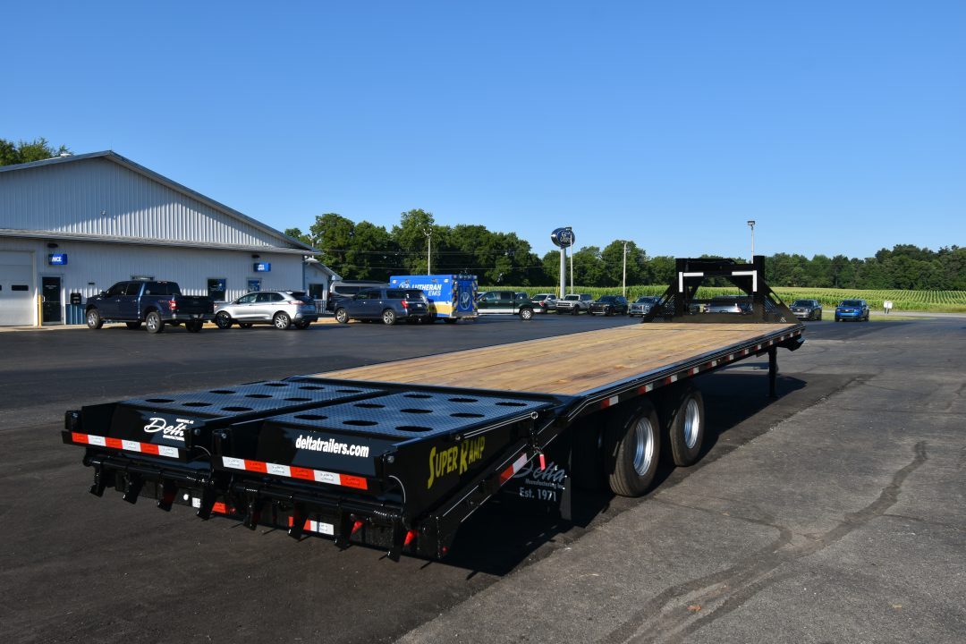 New 2026 Delta Trailers 210 GN BLACK Deckover Trailer
