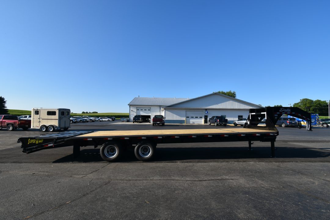 New 2026 Delta Trailers 210 GN BLACK Deckover Trailer