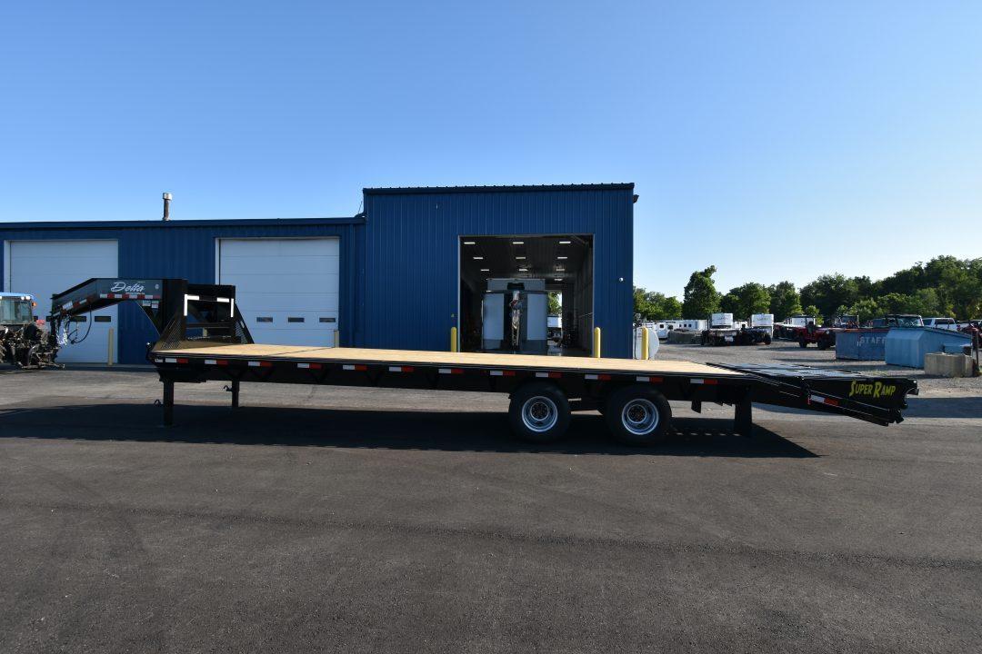 New 2026 Delta Trailers 210 GN BLACK Deckover Trailer